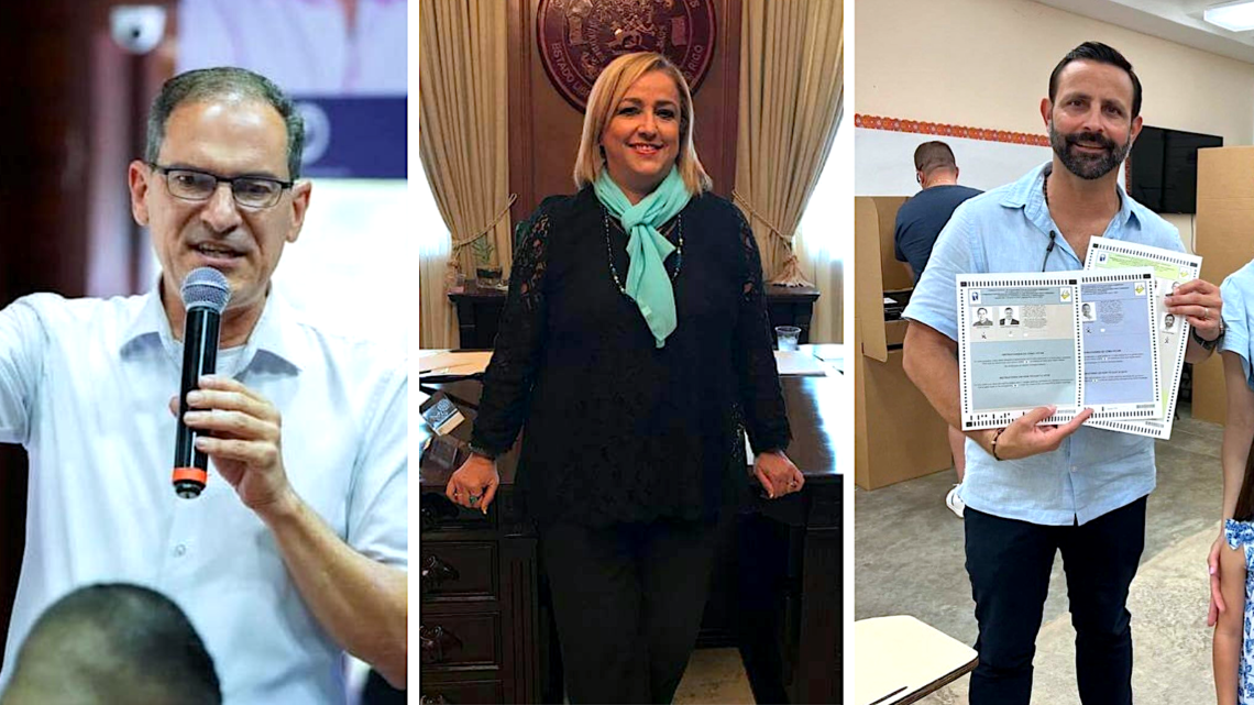 Los incumbentes Jose "Pichy" Torres Zamora, Lourdes Ramos y Jose "Che" Pérez Cordero figuran entre los seis candidatos novoprogresistas para las elecciones generales. (archivo)